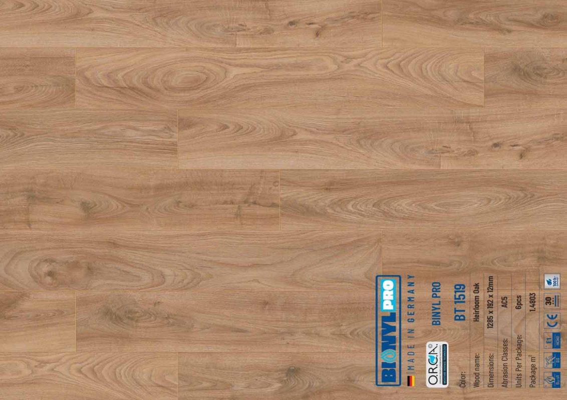 Sàn gỗ Bionyl Pro 12mm BT1519