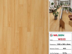Sàn gỗ 8mm bản lớn W552