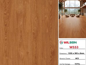 Sàn gỗ 8mm bản lớn W553