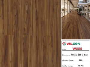 Sàn gỗ 8mm bản lớn W555