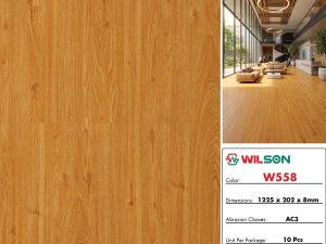 Sàn gỗ 8mm bản lớn W558
