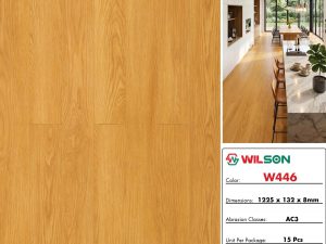 Sàn gỗ 8mm bản nhỏ W446