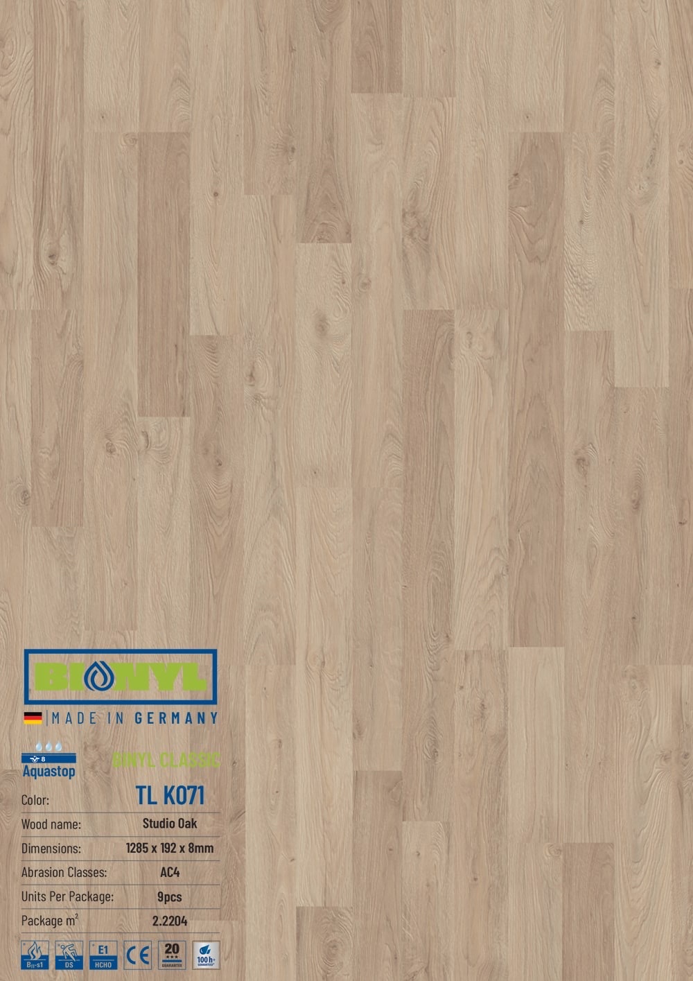 Sàn gỗ Bionyl TL K071