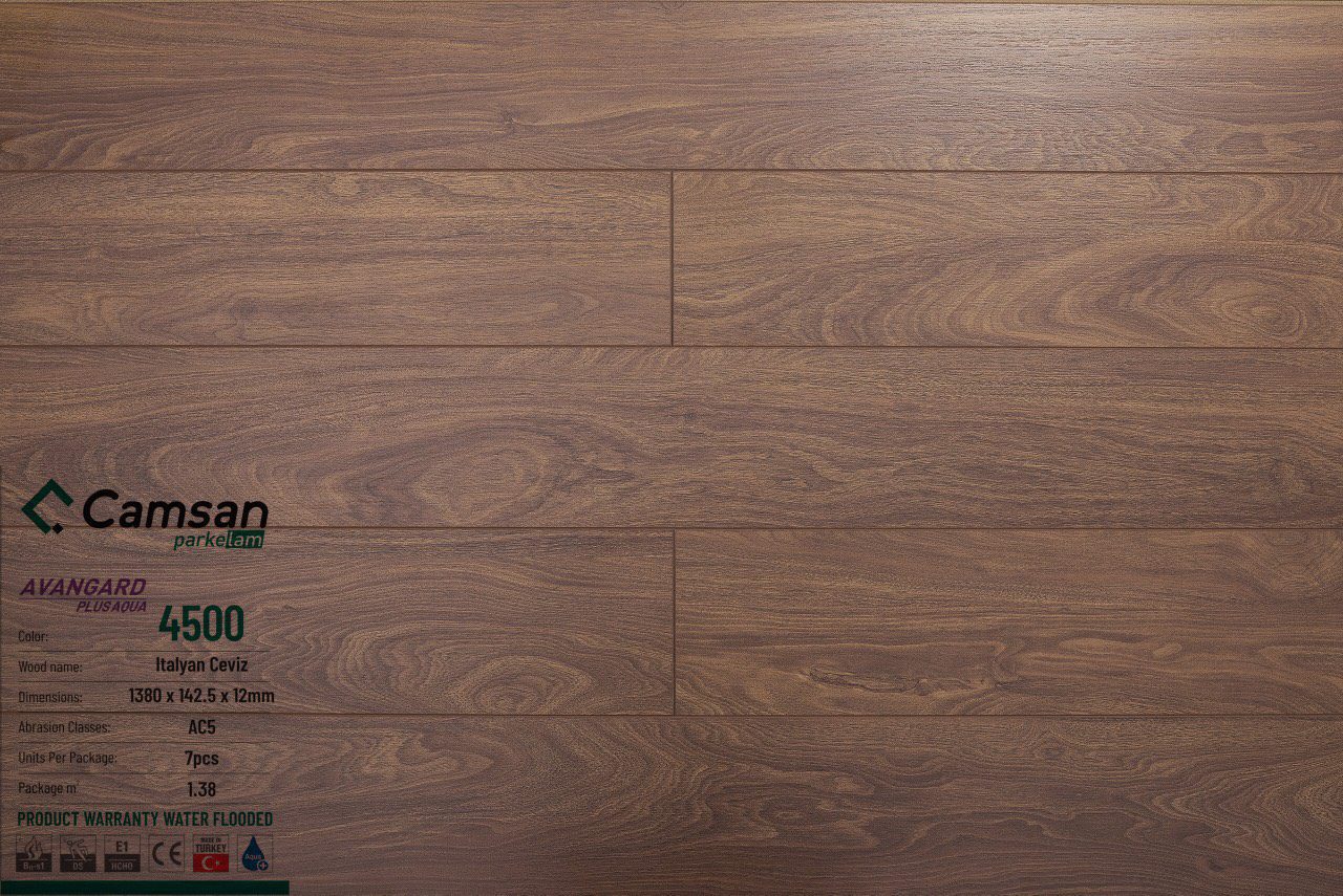 Sàn gỗ Camsan aqua 12mm 4500