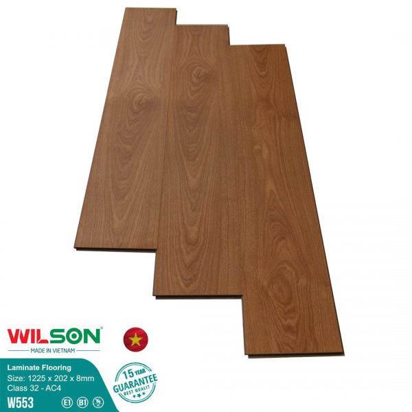 Sàn gỗ Wilson 8mm bản lớn W553