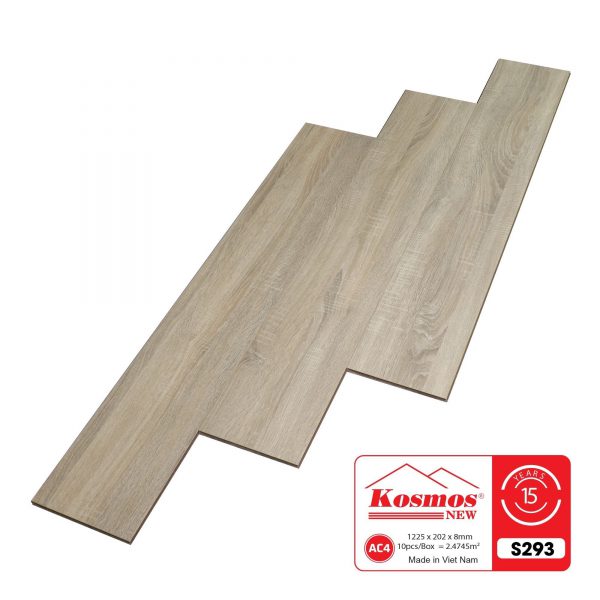 Sàn gỗ kosmos dày 8mm S293