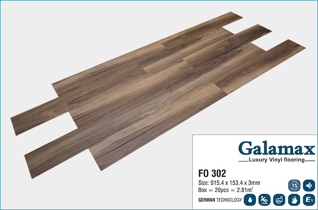 Sàn nhựa Galamax 3mm FO302