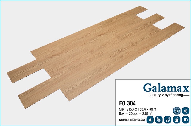 Sàn nhựa Galamax 3mm FO304