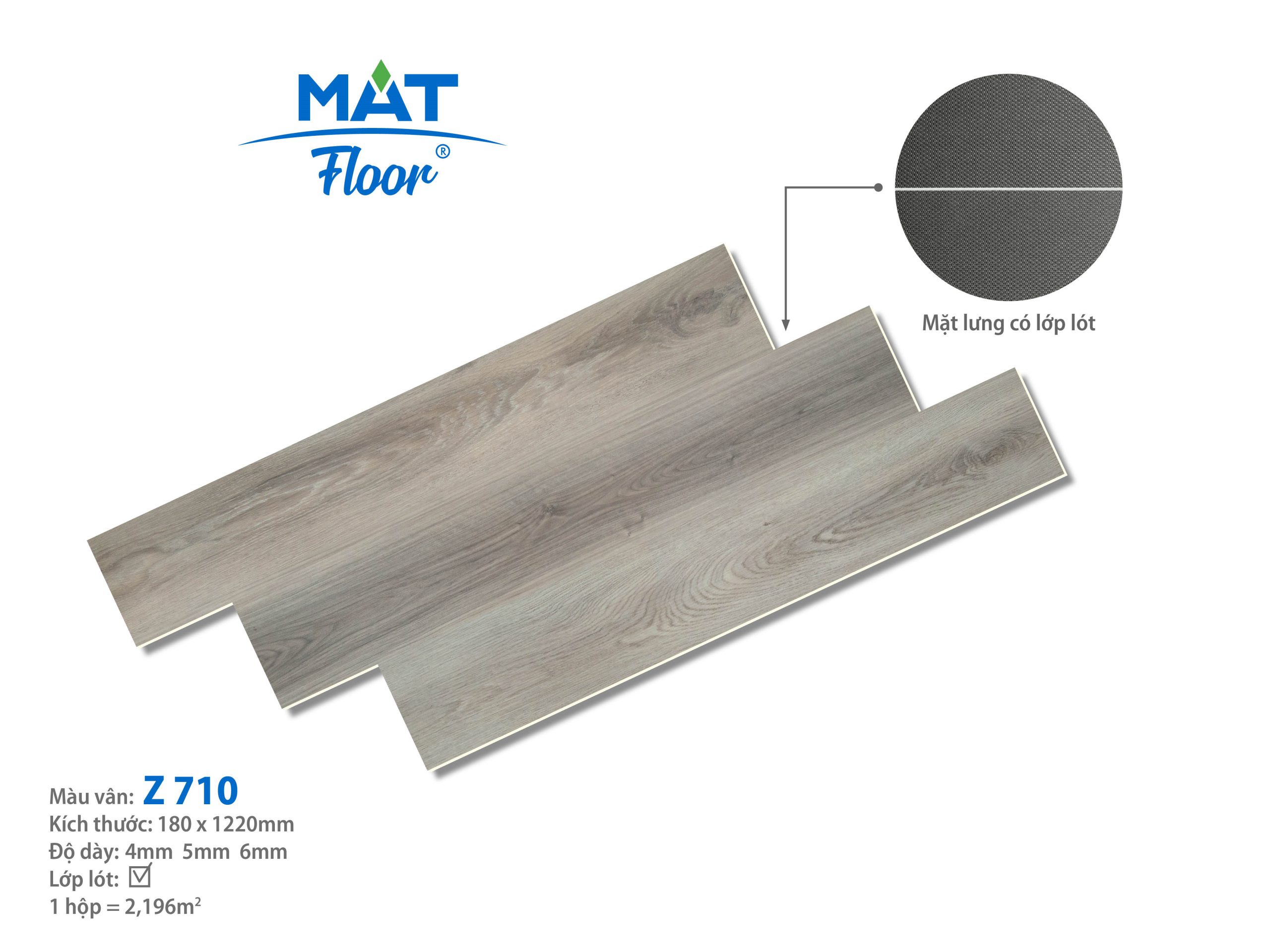 Sàn nhựa Mat floor Z 710