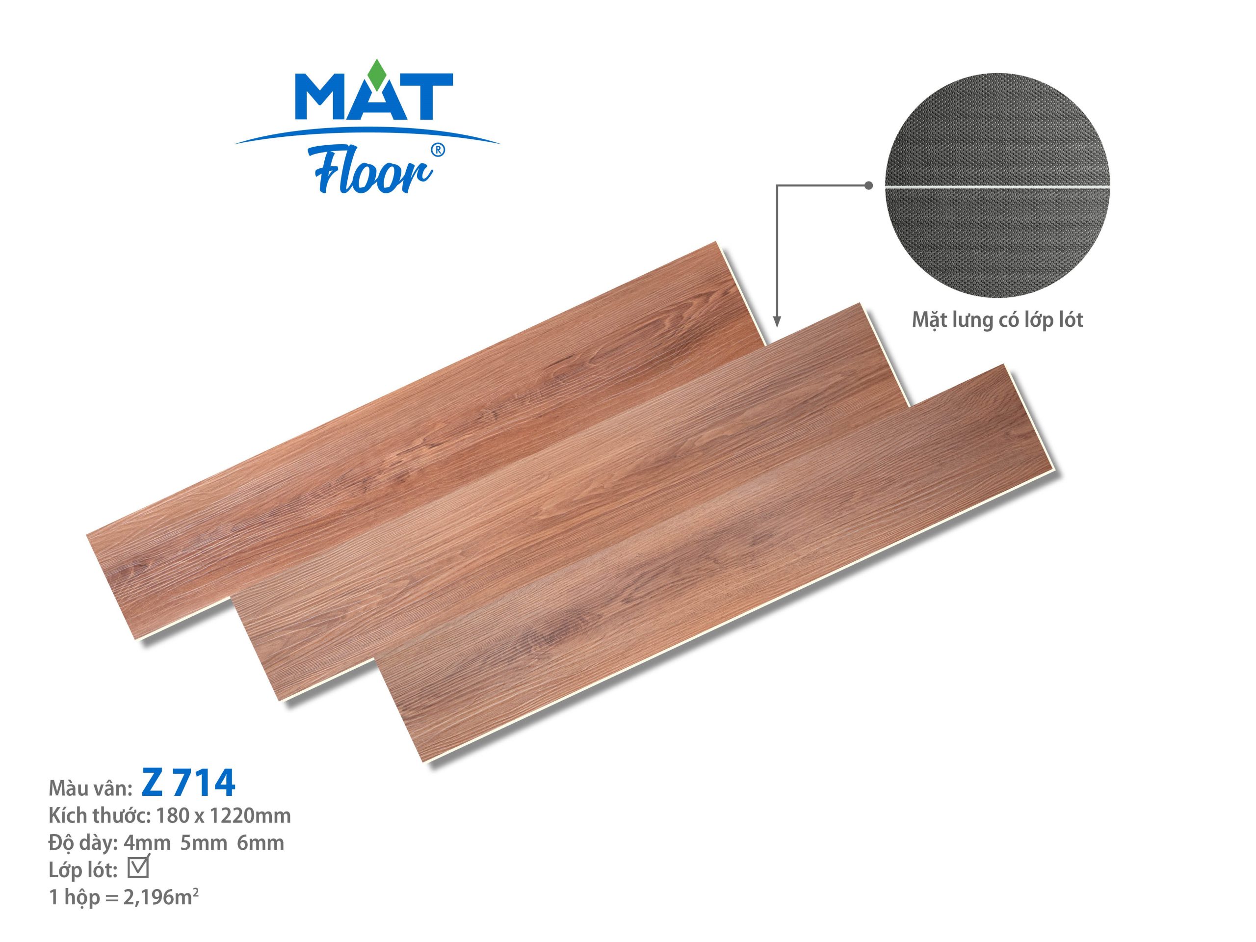 Sàn nhựa Mat floor Z 714