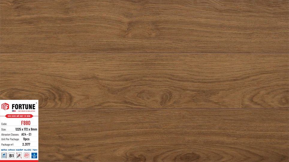 Ván sàn gỗ Fortune F880