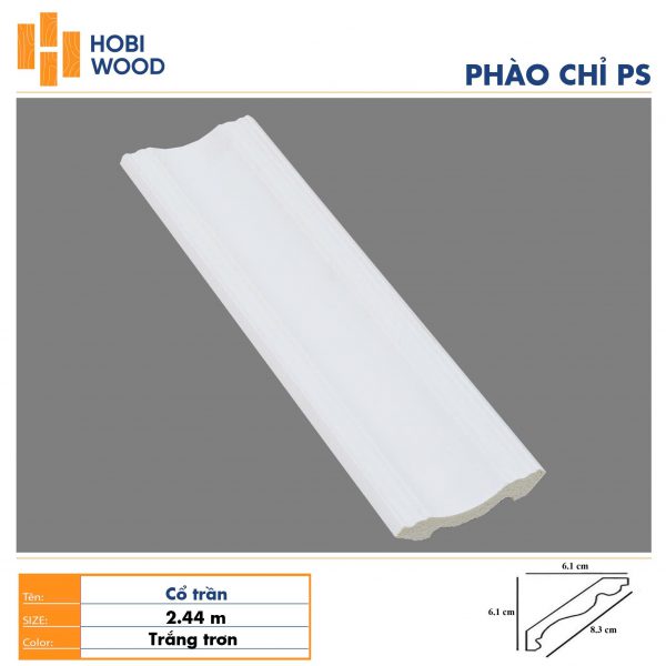 Cổ trần trắng bản 8.3