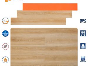 Sàn nhựa Hobi đế cao su dày 8,5mm HS71