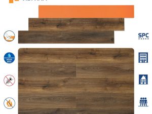 Sàn nhựa Hobi đế cao su dày 8,5mm HS72