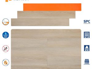 Sàn nhựa Hobi đế cao su dày 8,5mm HS74