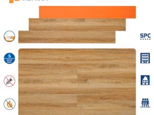 Sàn nhựa Hobi đế cao su dày 8,5mm HS76