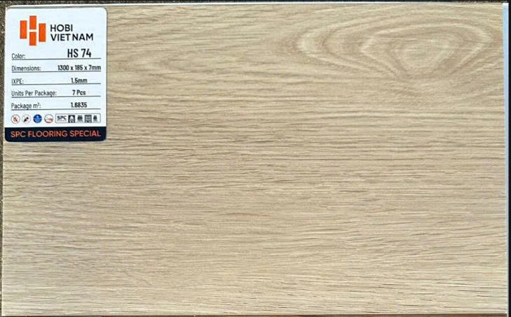 Sàn nhựa đế cao su Hobi HS74