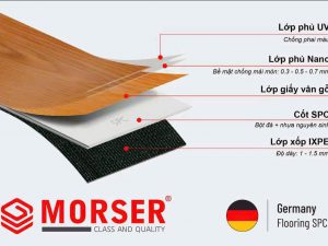 Thông số kỹ thuật sàn nhựa Morser