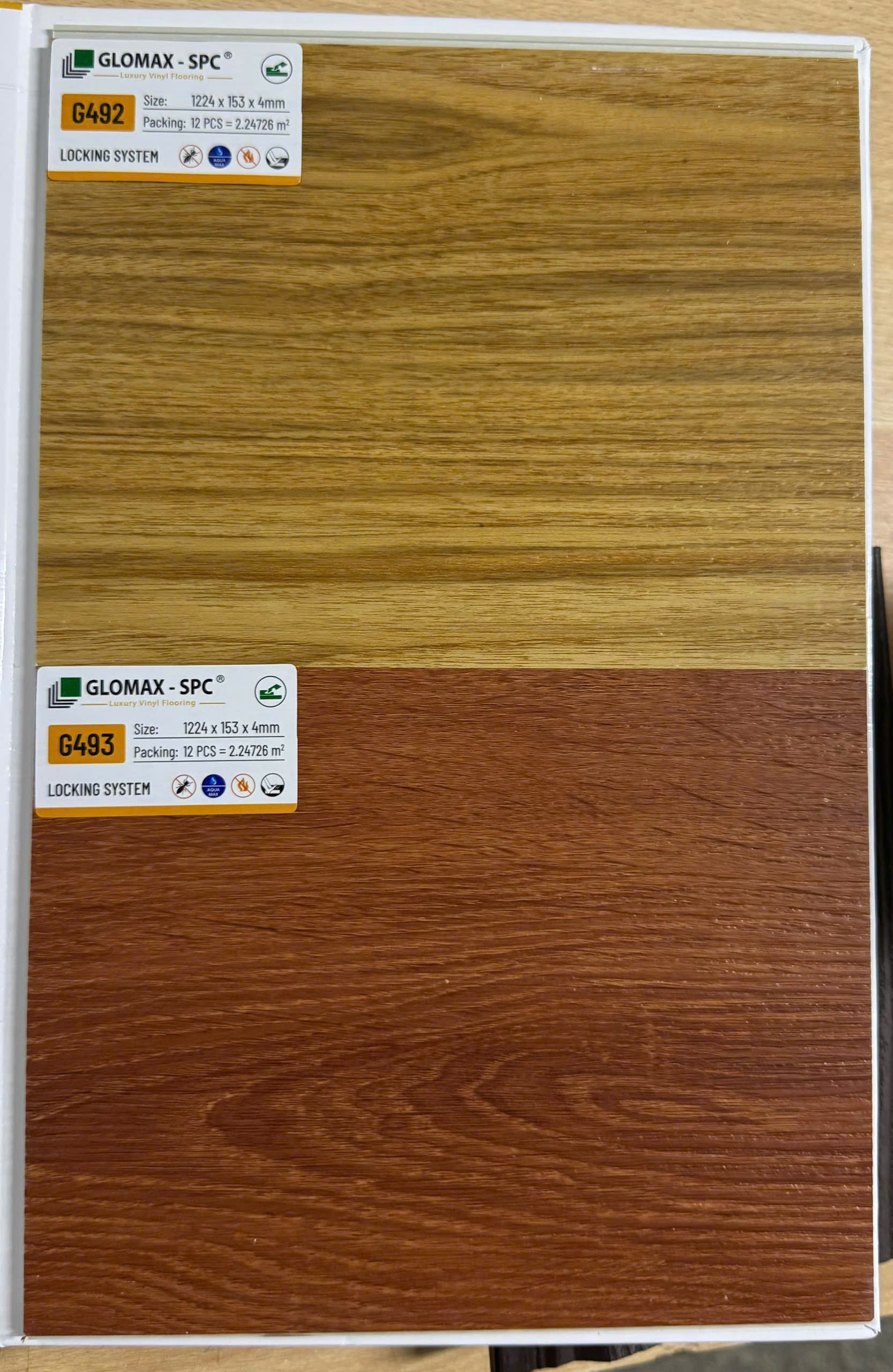 Sàn nhựa Glomax G492, G493