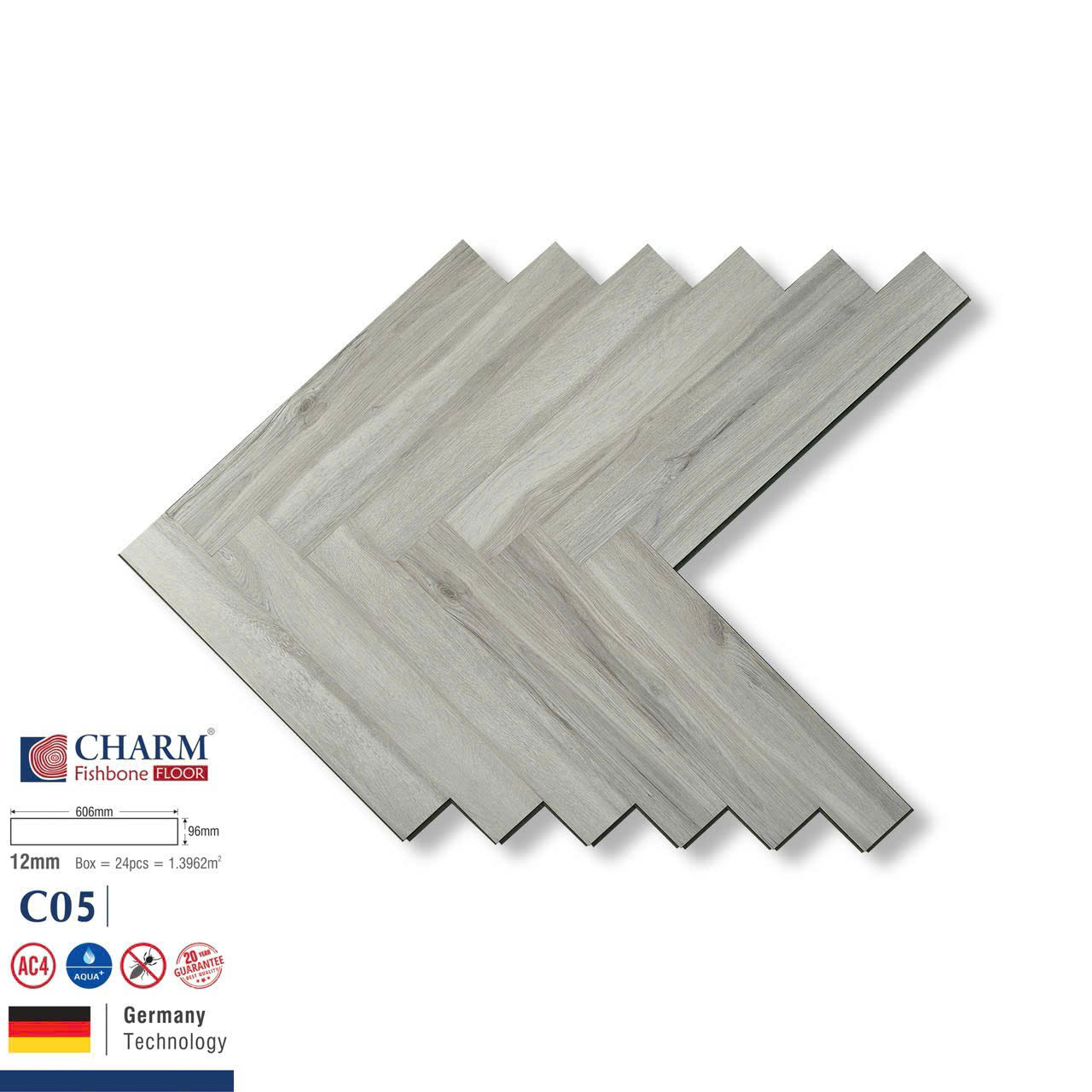 Sàn gỗ Charm C05 xương cá